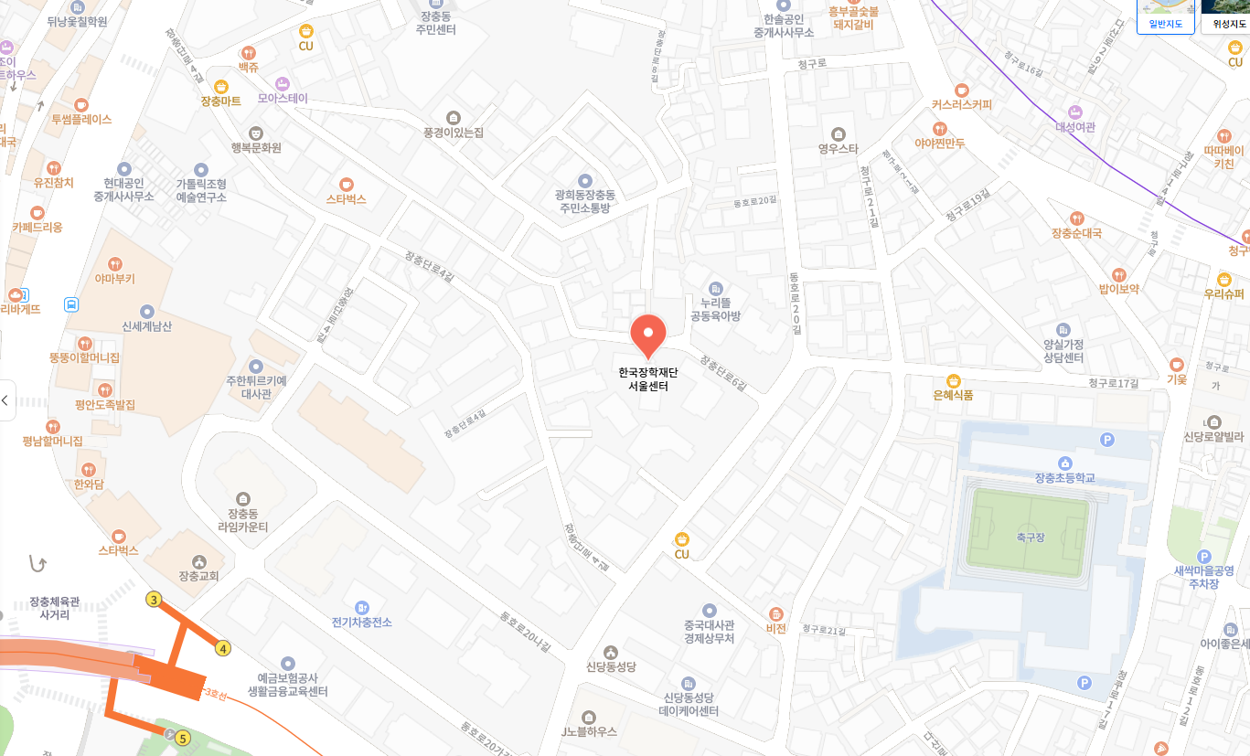 회사 위치 지도